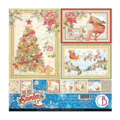Ciao Bella Papers - Paper Pad 8x8 Dear Santa