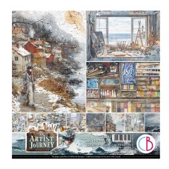 *NEW* Ciao Bella Papers -8" X 8" Paper Pad An Artist Journey