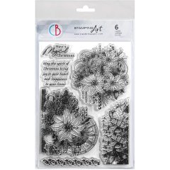 Ciao Bella Clear Stamp set - Elegance of Blue Boho Christmas