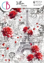 Ciao Bella Papers - Vellum Pad A4  Paris Je t'aime
