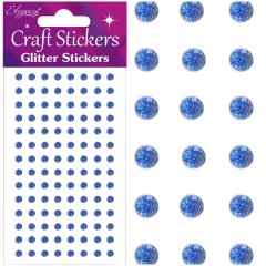 Eleganza Craft Glitter Gems  - 4mm Silver