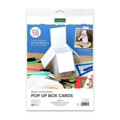 Katy Sue Design White Pop Up Box Cards, Pack of 10