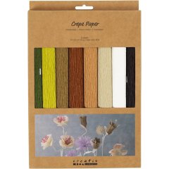 Creativ Crepe Paper - Natural Colours