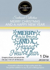 *NEW* Jamie Rodgers  Sentiment Die - Merry Christmas and a Happy New Year