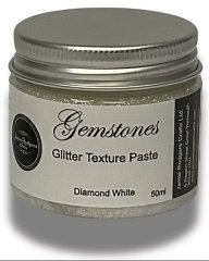 *NEW* Jamie Rodgers Gemstones Glitter Texture Paste - Diamond White