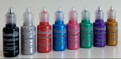 *NEW* Dovecraft 3D Pearl Effect Glue-8 x 20ml Bottles (Brights)