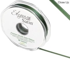 *NEW* Eleganza Double Face Satin Ribbon 3mm- Sage Green