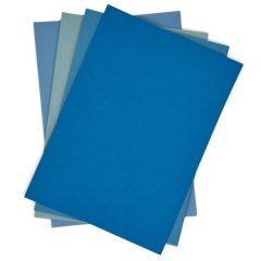Craft Artist Canvas A4 Card - Soft Blues
