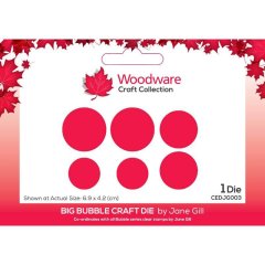 *NEW* Woodware Jane Gill Big Bubble Craft Die