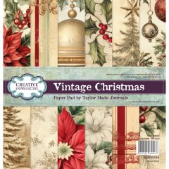 Creative Expressions Taylor Made Journals 8" x 8"  Paper Pad -Vintage Christmas