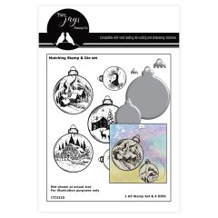 *NEW* Two Jays Stamp and Die set - Bauble Scenes