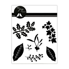 *NEW* Two Jays Stamp set -Holly and Leaves