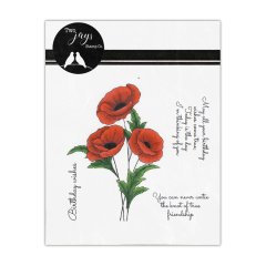 *NEW* Two Jays Clear Stamp - Simple Poppies