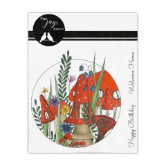 Two Jays Clear Stamp - Toadstool Circle