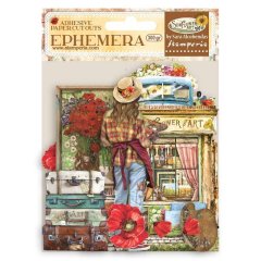 Stamperia Ephemera Sunflower Art  Elements and Poppies