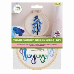 *NEW* Simply Make Transparent Embroidery Kit - Bluebell