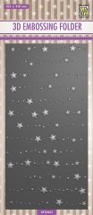 Nellie Snellen 3D Embossing Folder -Stars and Dots