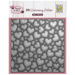 *NEW* Nellie Snellen 3D Embossing Folder - Pop up Hearts