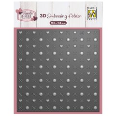 *NEW* Nellie Snellen 3D Embossing Folder - Hugs and Kisses