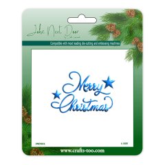 *NEW* John Next Door Christmas Die -Swirl Merry Christmas