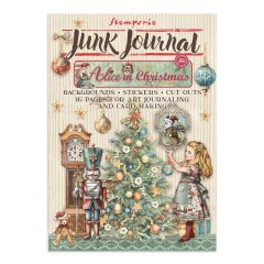 *NEW* Stamperia Junk  Journal Book - Alice in Christmas