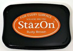 Staz-on Ink Pad Rusty Brown