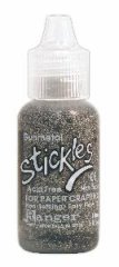Ranger Stickles Glitter Glue - Gunmetal 18ml