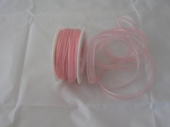 Organza Ribbon 7mm- Baby Pink