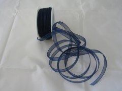 Organza Ribbon 7mm- Navy Blue