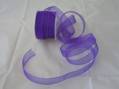 Organza Ribbon 15mm- Purple