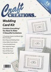 *SALE* Wedding Invitation Kit - Clear/Silver