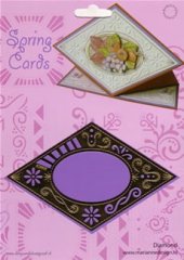Spring Card Stencil - Diamond
