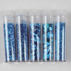 Glitter and Flitter Set of 5 Test Tube Pack- Jeans