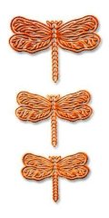 Crafts Too Tiny Little Things Embossing Stencils- Dragonflies