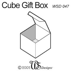 *SALE* WS Designs Tempting Template - Cube Gift Box  Was £6.99  Now £1.99