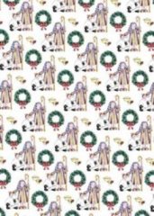 Jolly Nation A4 Backing Paper - Nativity Boys White  *Buy One Get One FREE*