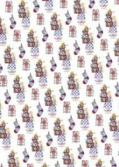 Jolly Nation A4 Backing Paper - Present Girl White  *Buy One Get One FREE*