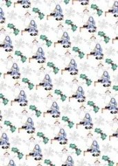 Jolly Nation A4 Backing Paper - Nativity Girls White  *Buy One Get One FREE*