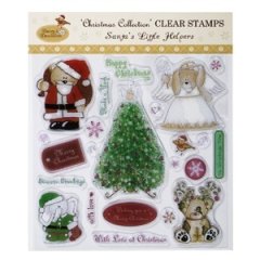 *SALE*  Daisy And Dandelion Clear Stamps- Santas' Little Helpers