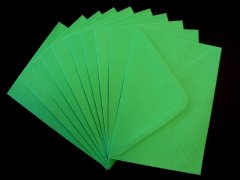 Kanban Envelopes C6 10 Pack-  GREEN 