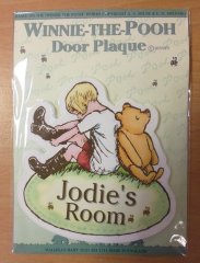 *SALE* Winnie The Pooh Name Plaque -Jodie