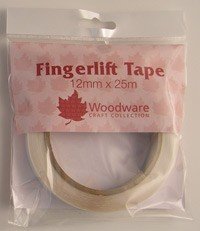 Woodware 12mm x 25m Fingerlift  Double Sided Tape