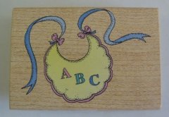 Funstamps Wooden Stamp-Baby Bib