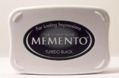 Tsukineko Memento Ink Pad- Tuxedo Black (ME900)