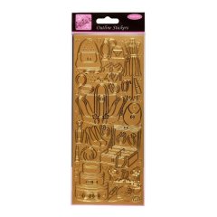 Anita's Outline Stickers - Handbags and Gladrags - Gold