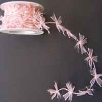 Knotted Organza Ribbon- Baby Pink