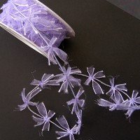 Knotted Organza Ribbon- Lavender