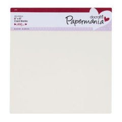 Papermania 8 x 8 Card Blanks- Cream