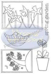 Personal Impressions Clear Stamps - Beth Hughes Spring Garden