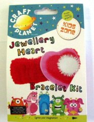 *SALE* Craft Planet Jewellery Heart Bracelet Kit  Was  £1.00  Now  £0.50